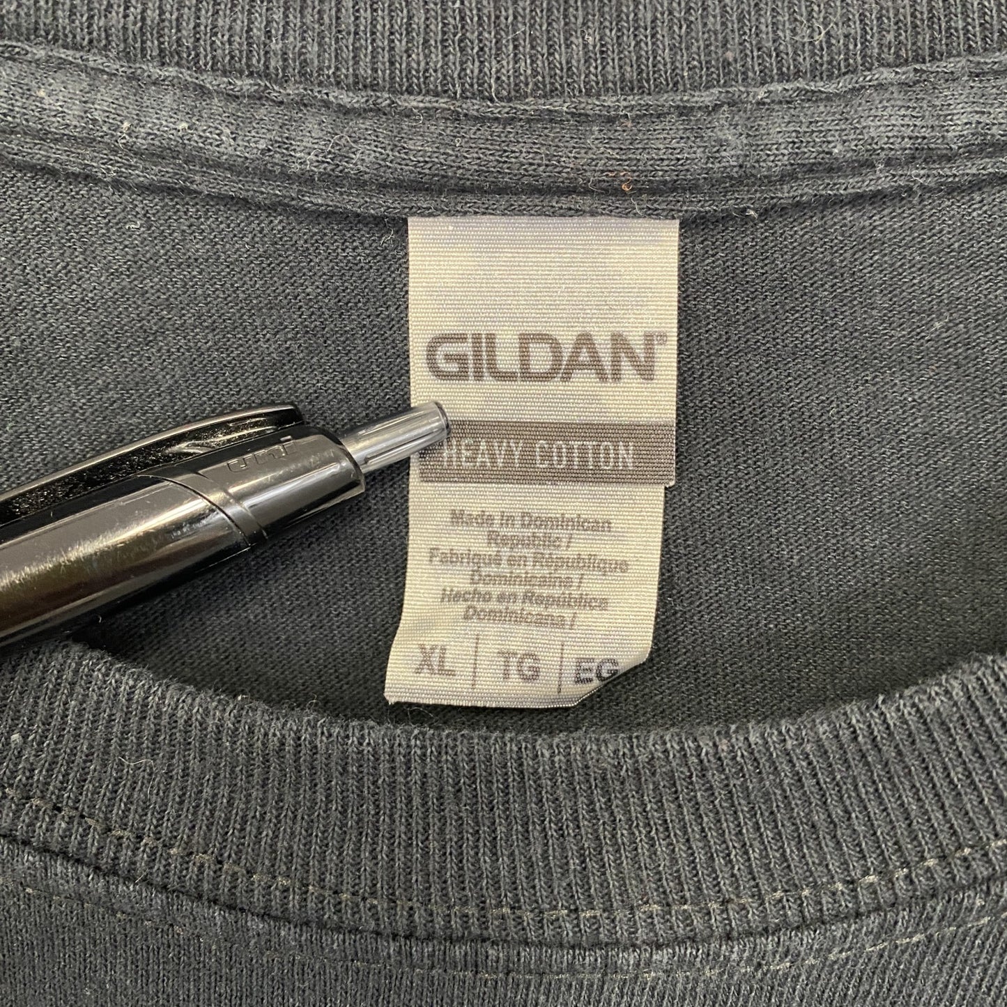 古着 used GILDAN ギルダン 半袖プリントTシャツ GIMPY’S ON 150 黒 ビックシルエット XLサイズ