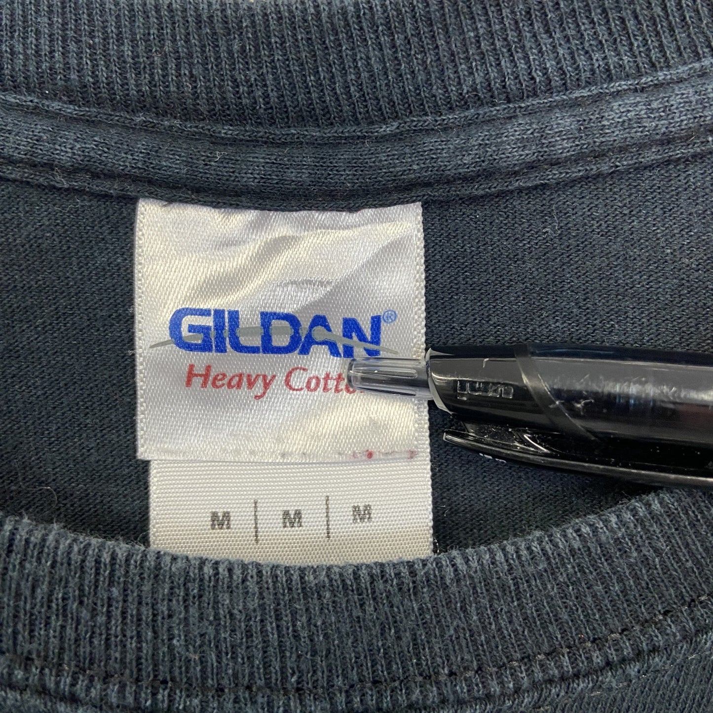 古着 used GILDAN 半袖ロックプリントTシャツ AC/DC ROCK OF BUST 黒 クルーネック Mサイズ
