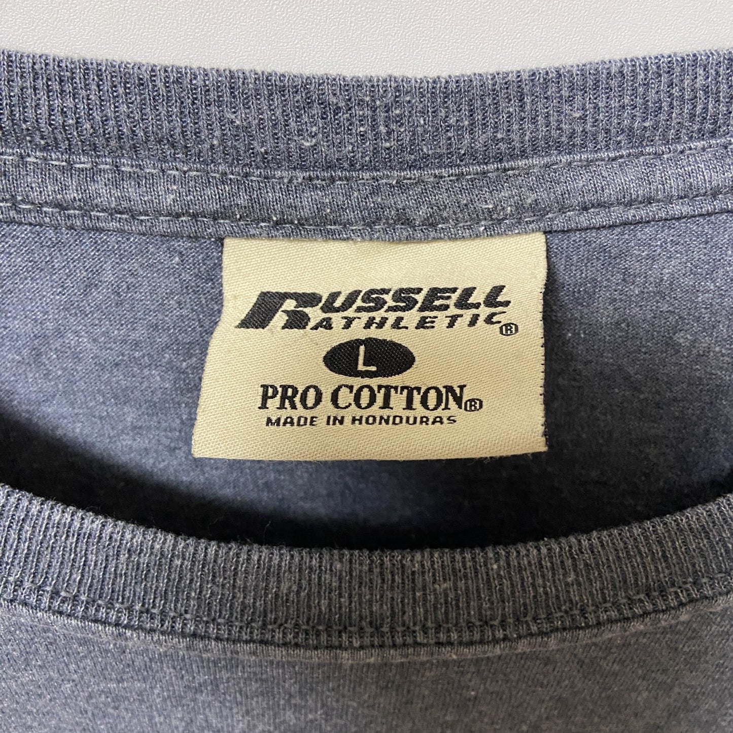 古着 used RUSSELL ATHLETIC ラッセルアスレチック 半袖無地Tシャツ ノームコア シンプル Lサイズ