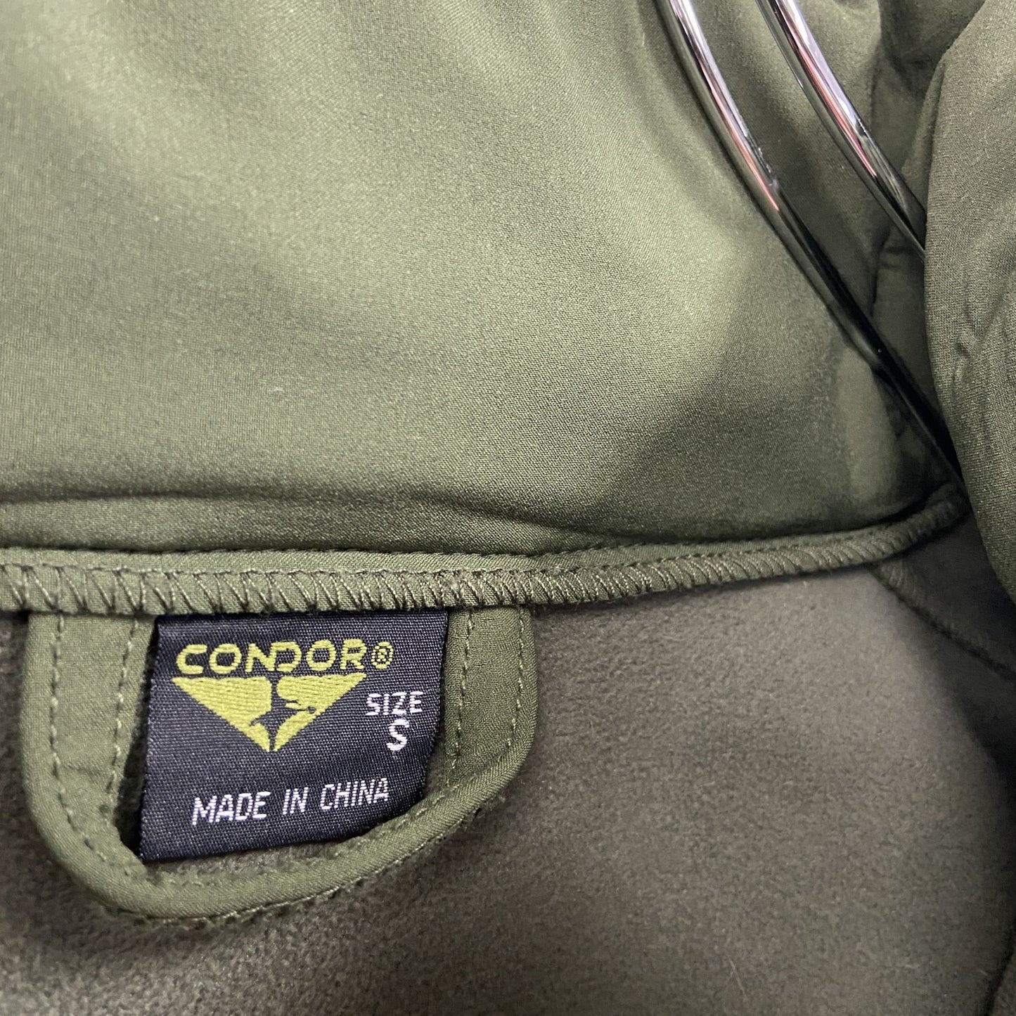 CONDOR コンドル ソフトシェルジャケット フリースジャケット フード付き カーキ Sサイズ