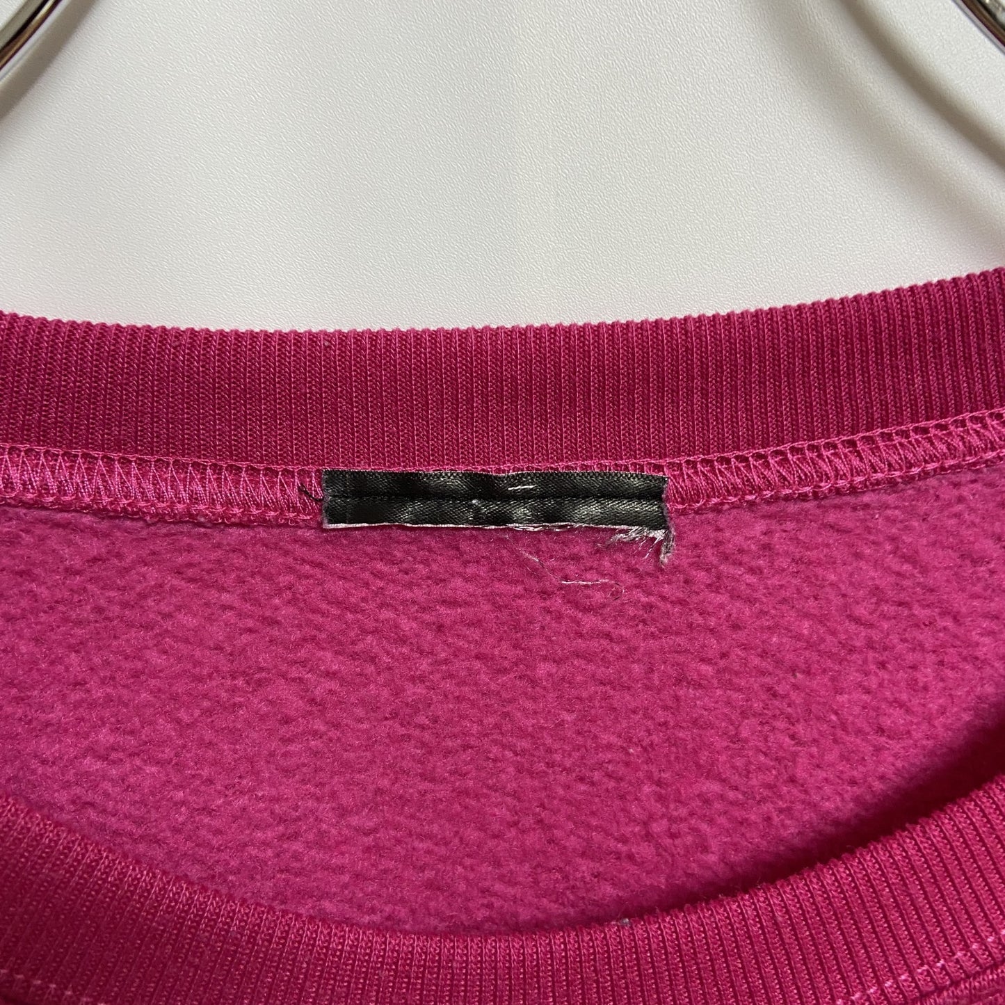 古着 used Las Vegas ラスベガス 長袖刺繍スウェット トレーナー ピンク クルーネック レトロデザイン