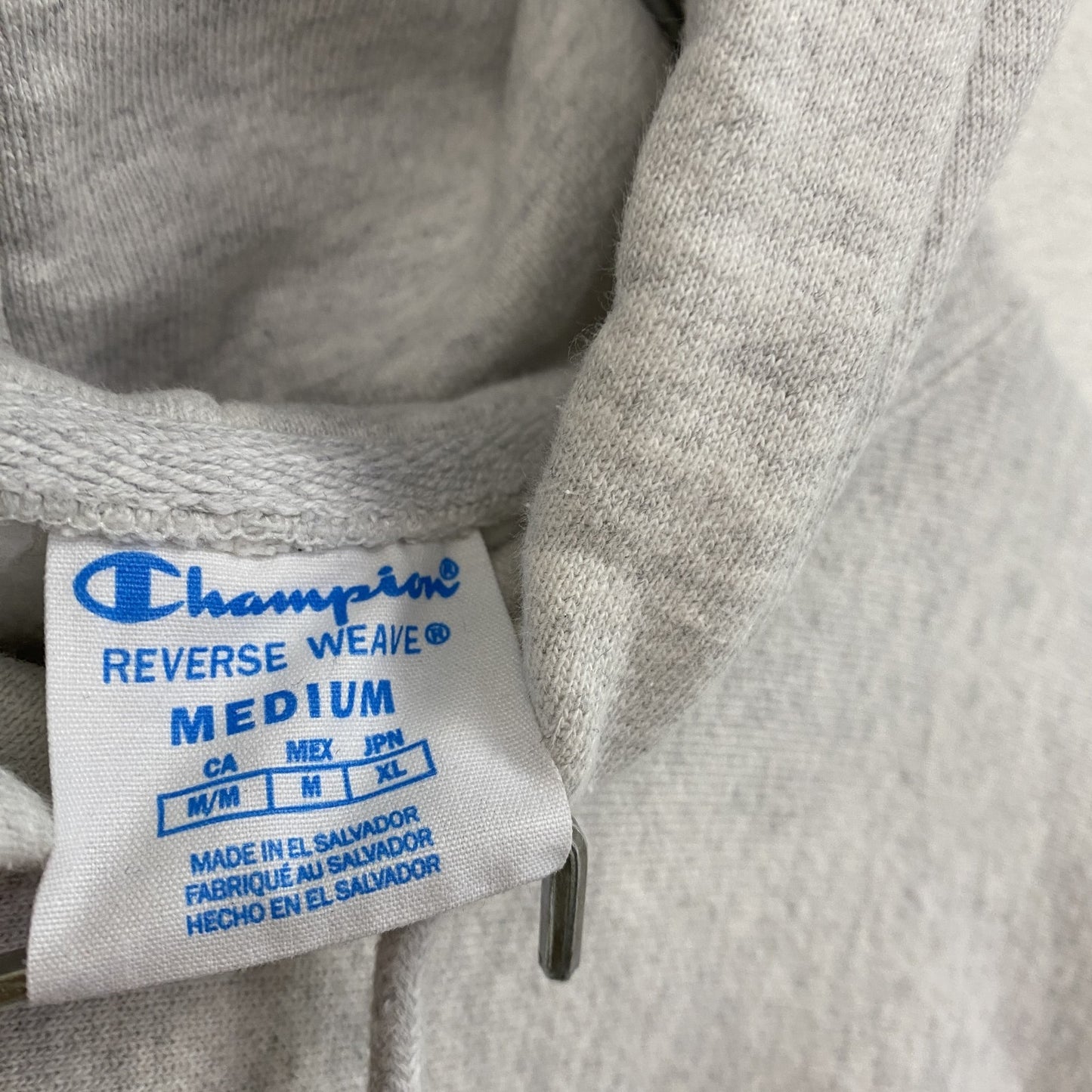 Champion チャンピオン リバースウィーブ スウェットパーカー/フーディー アーチプリント 霜降りグレー Mサイズ