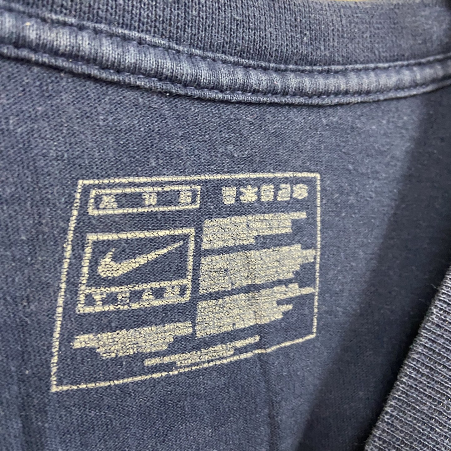 ~00s NIKE ナイキ プリントTシャツ ヴィンテージ NAVY 紺 ネイビー