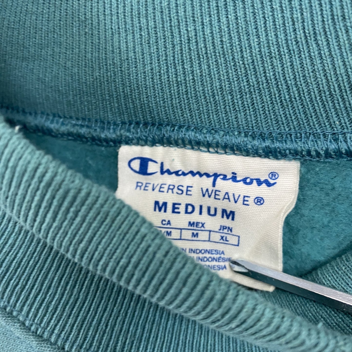 Champion チャンピオン リバースウィーブ ハイネックスウェット/トレーナー エメラルドグリーン Mサイズ