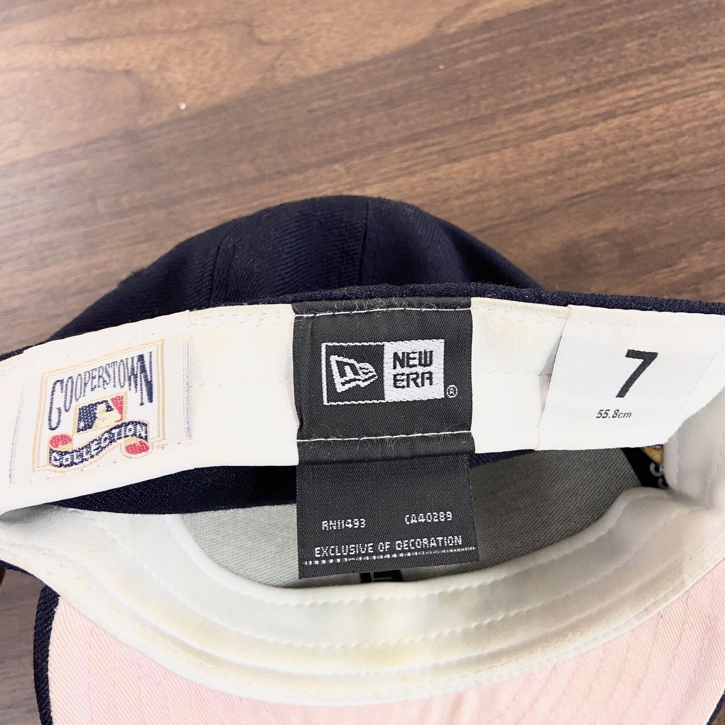 NEW ERA ニューエラ ニューヨークヤンキース 6パネルキャップ ベースボールキャップ 紺 ネイビー 7サイズ