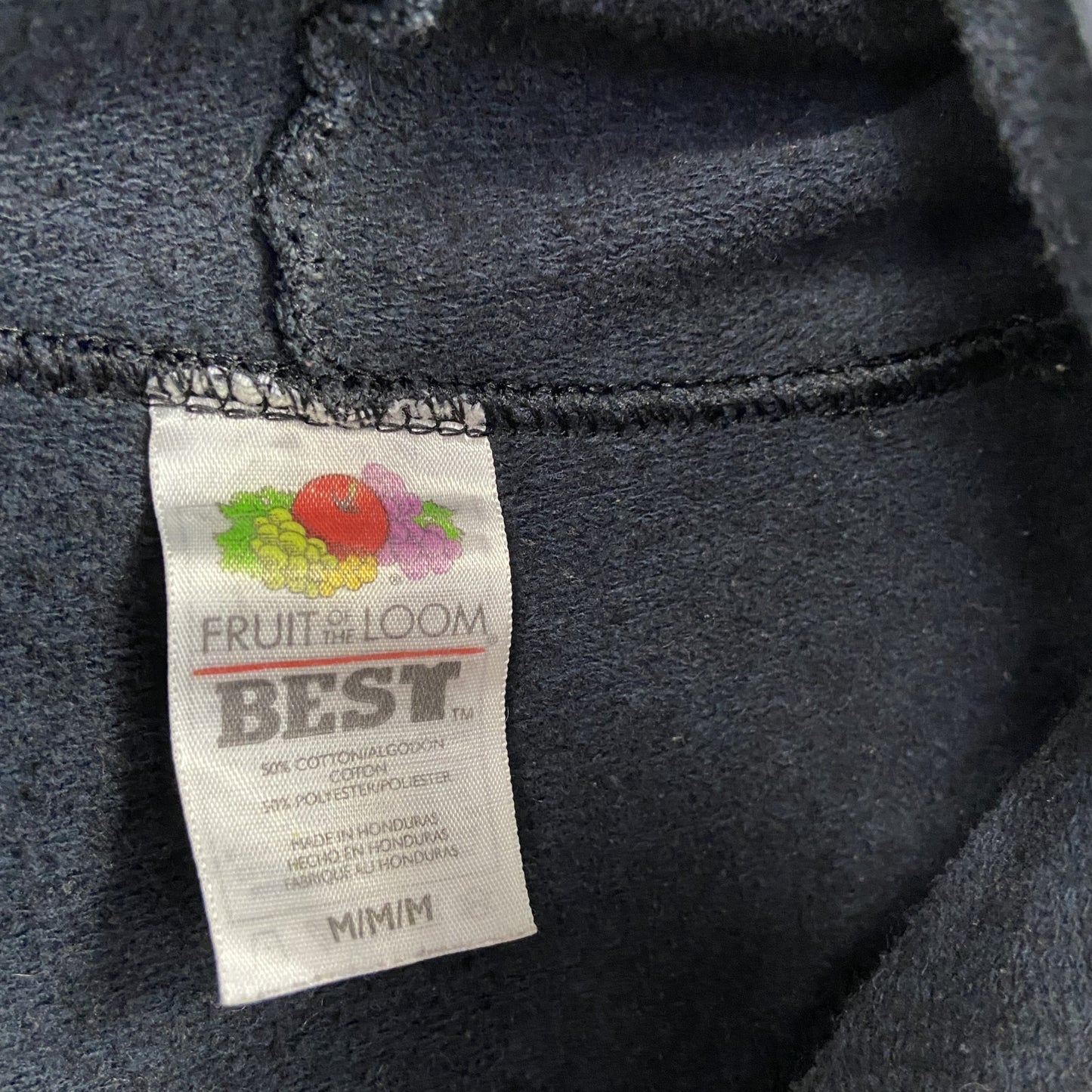 FRUIT OF THE LOOM フルーツオブザルーム スウェットパーカー/フーディー 黒 ブラック Mサイズ