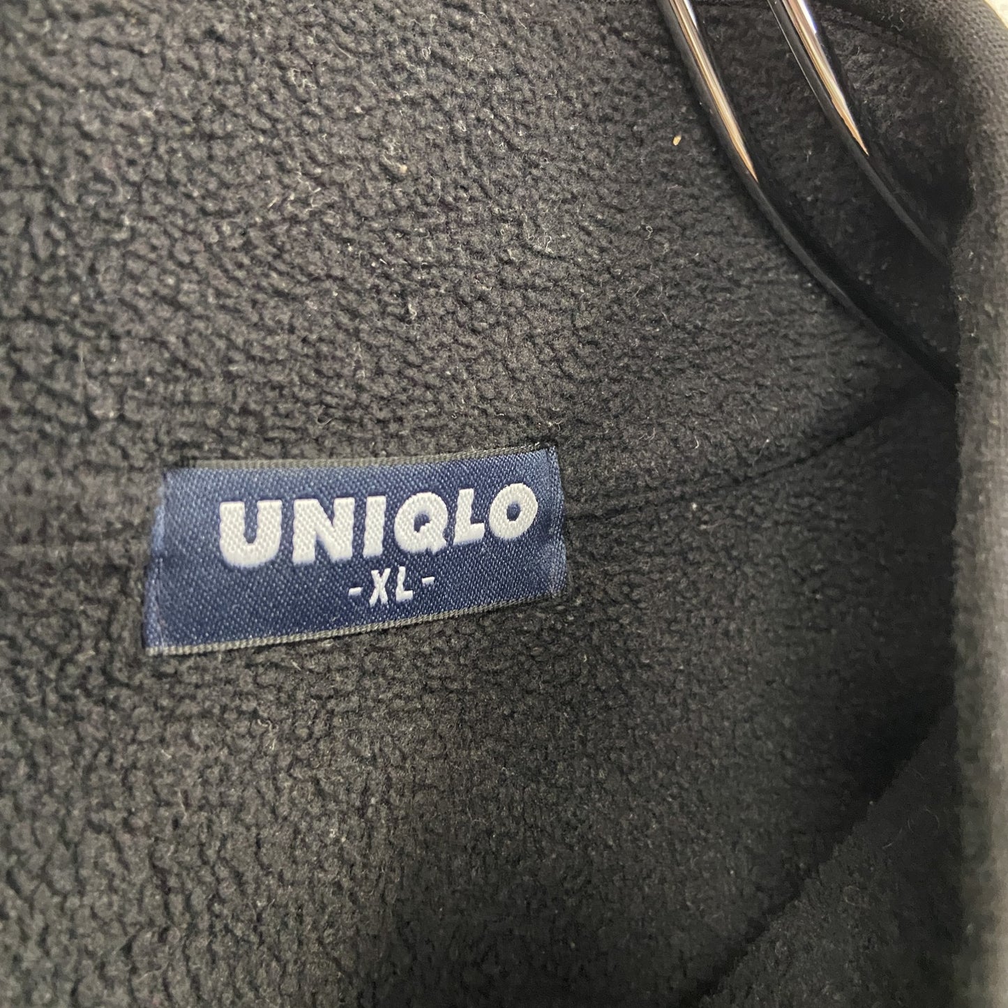 OLD UNIQLO オールドユニクロ フリースプルオーバージャケット 黒 ブラック XLサイズ
