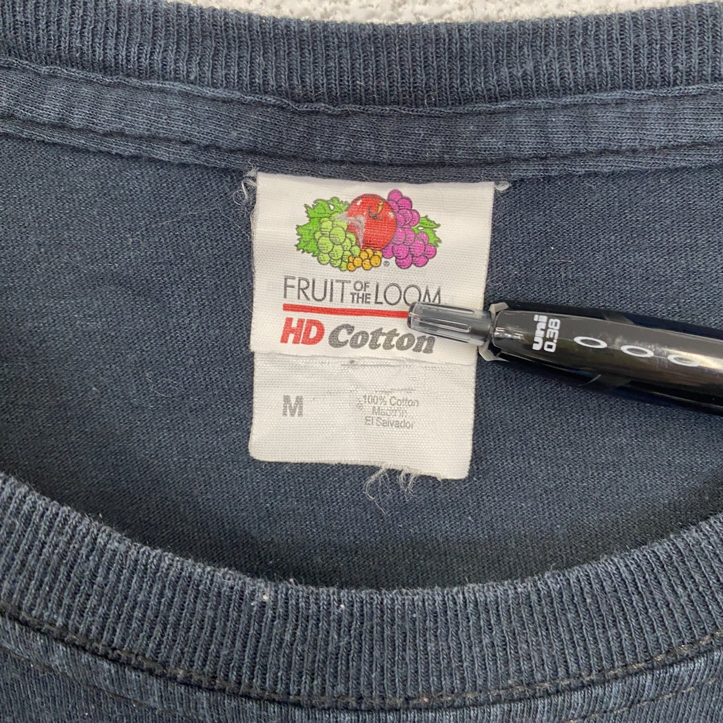 古着 used FRUIT OF THE LOOM 半袖プリントTシャツ キャット ミルク クルーネック 黒色 ブラック Mサイズ