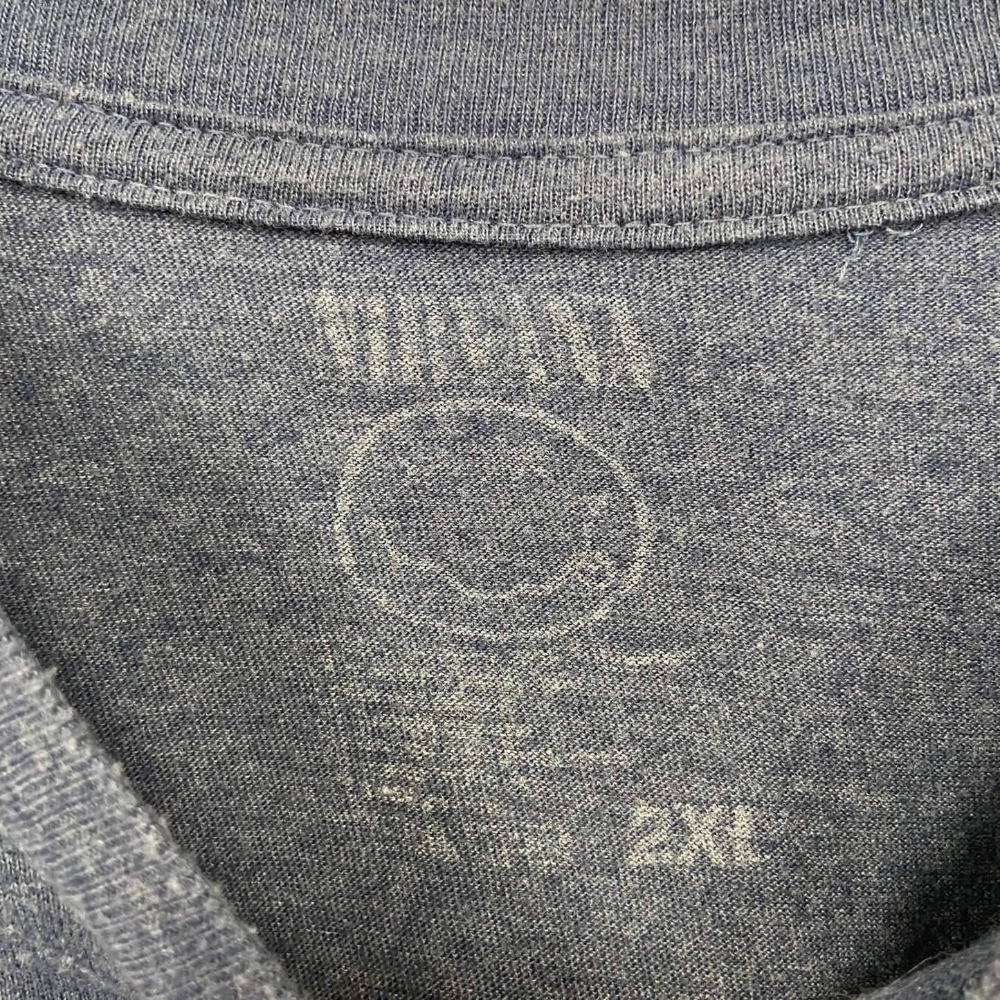古着 used NIRVANA ニルヴァーナ 半袖バンドTシャツ ネイビー 紺 ロゴプリント クーネック レトロ 2XLサイズ