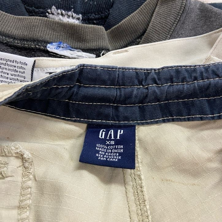 GAP ギャップ カーゴパンツ ジップフライ ベージュ XSサイズ