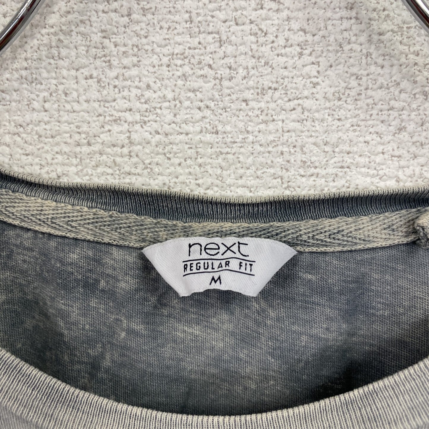 古着 used next 半袖プリントTシャツ 和柄 グレー Mサイズ