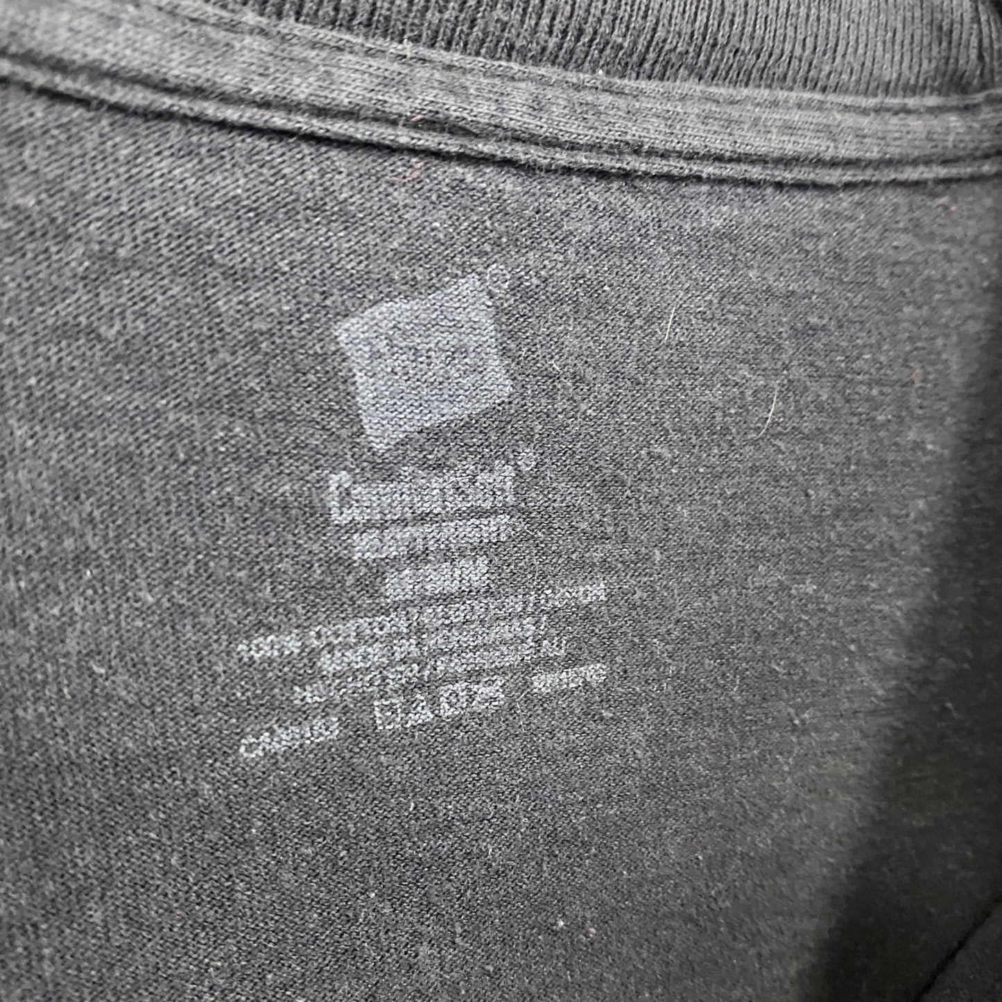Hanes Pure Black Nutritional facts 半袖プリントTシャツ パロディT 栄養成分表示 黒 ブラック Mサイズ