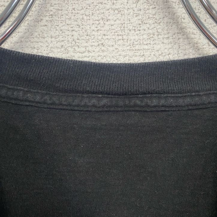 古着 used 半袖カレッジプリントTシャツ ラマポ大学 ニュージャージー州 クルーネック フットボール 黒 ブラック