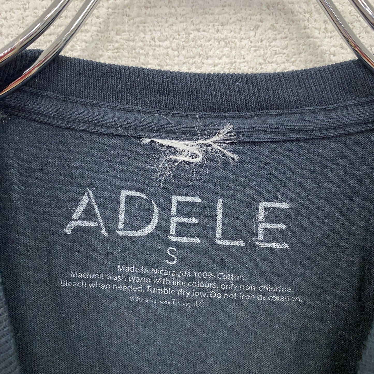 ADELE アデル 長袖Tシャツ/ロンT ライブT 紺 ネイビー Sサイズ