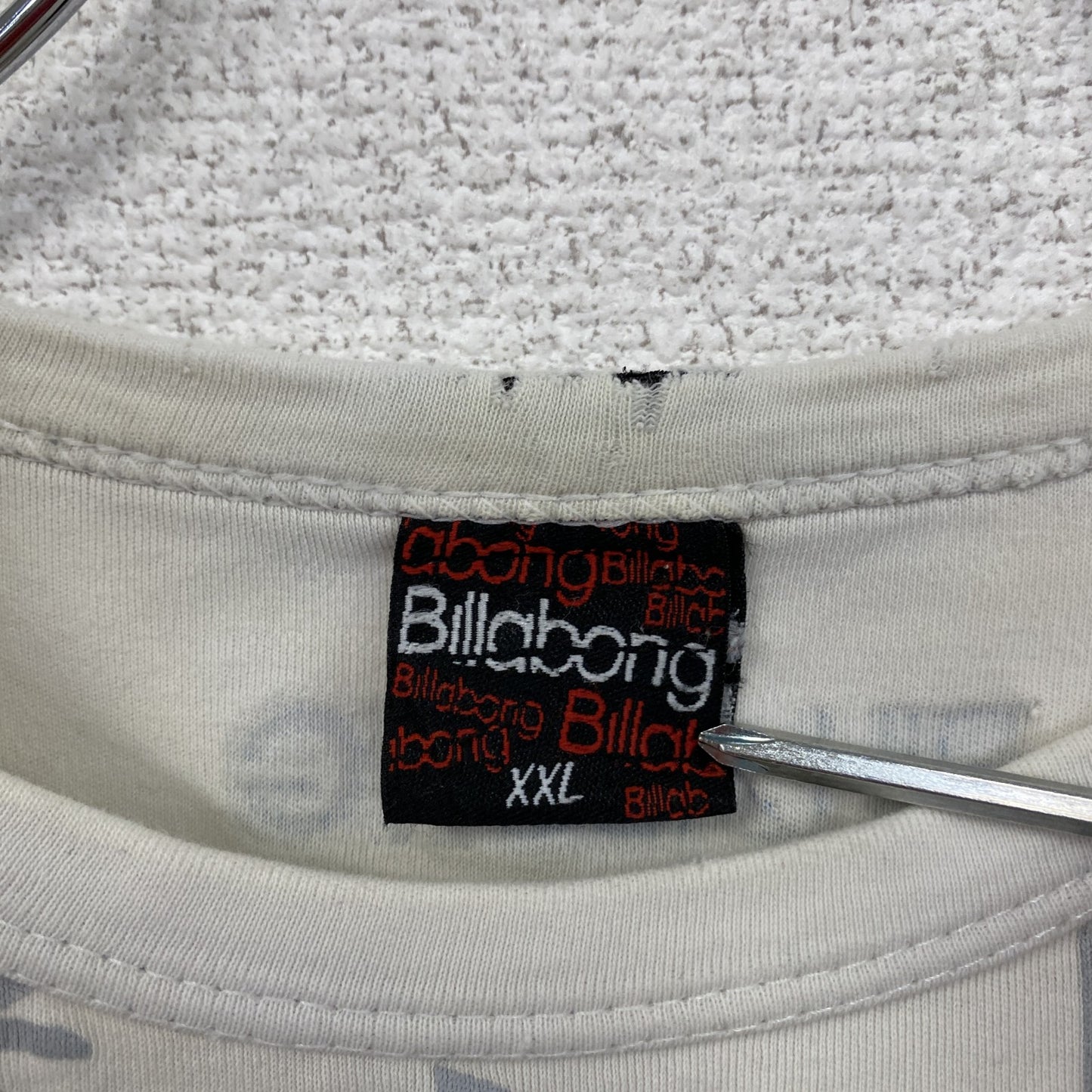 Billabong ビラボン 半袖プリントTシャツ 白 ホワイト 2XLサイズ