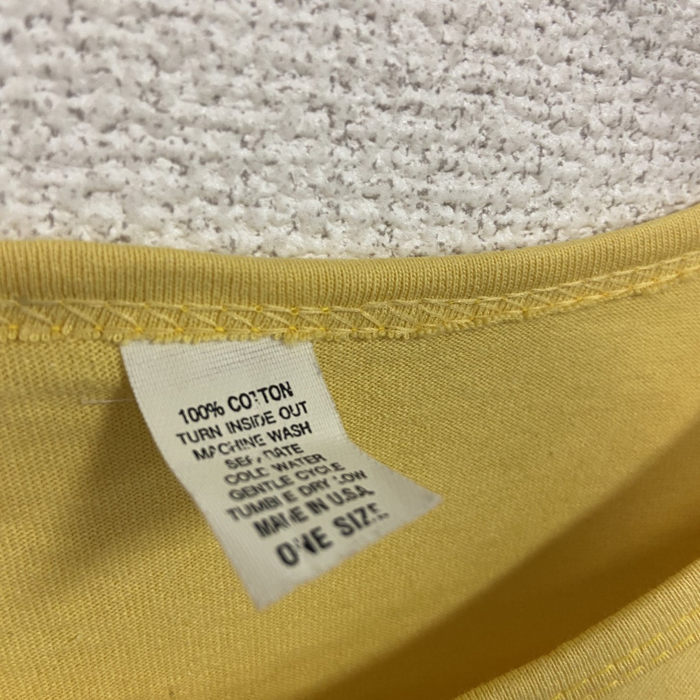 Tシャツワンピース 黄色 イエロー 1 サイズ