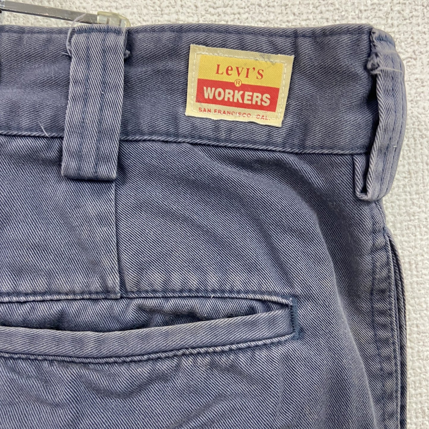 Levi's リーバイス WORKERS デニムパンツ/ワークパンツ ジップフライ 紺 ネイビー W31サイズ