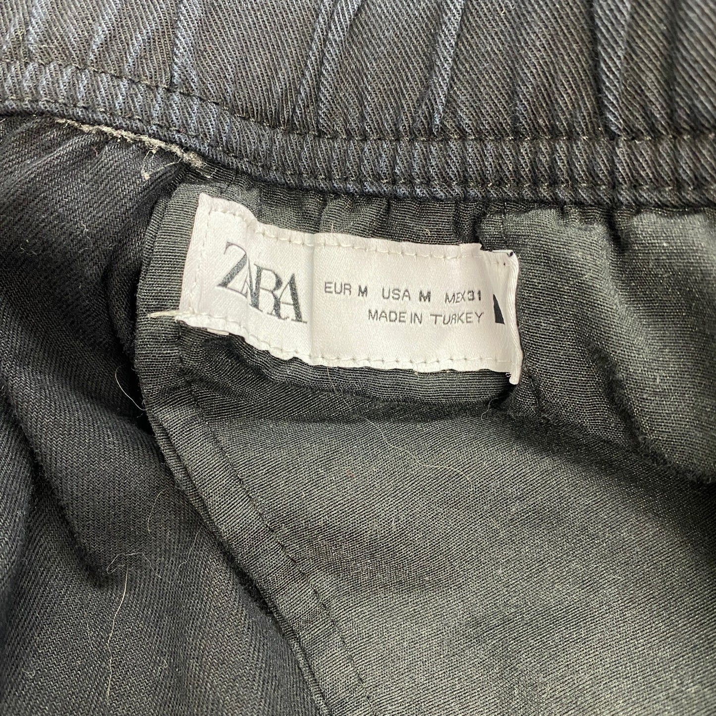 ZARA ザラ イージーパンツ 黒 ブラック Mサイズ