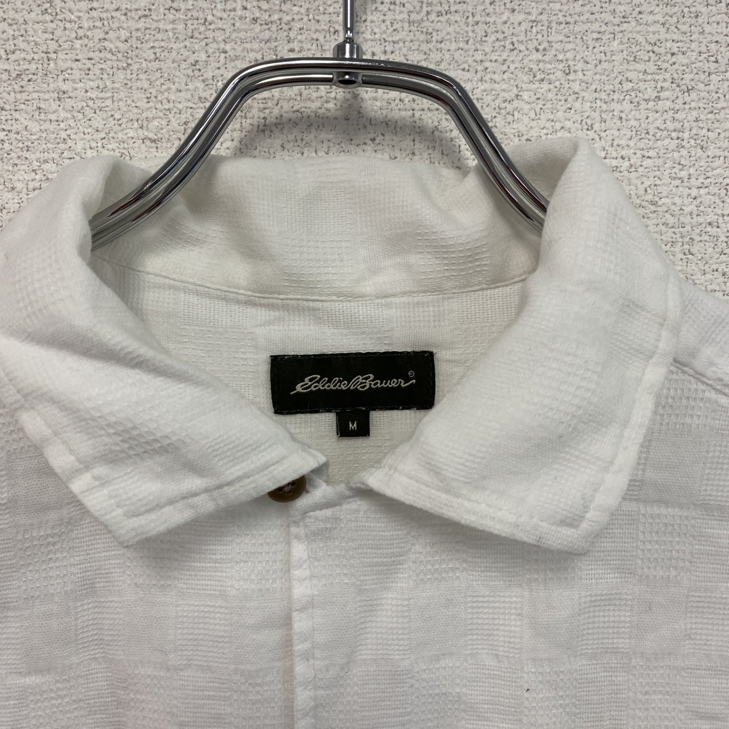 Eddie Bauer エディーバウアー 半袖シャツ 白 ホワイト Mサイズ