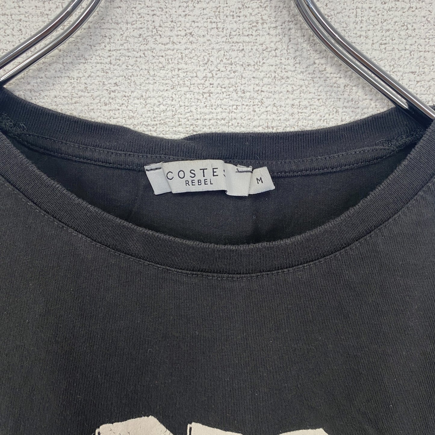 古着 used 半袖アニマルプリントTシャツ 黒 ブラック 虎柄 トラ柄 クルーネック レトロデザイン Mサイズ