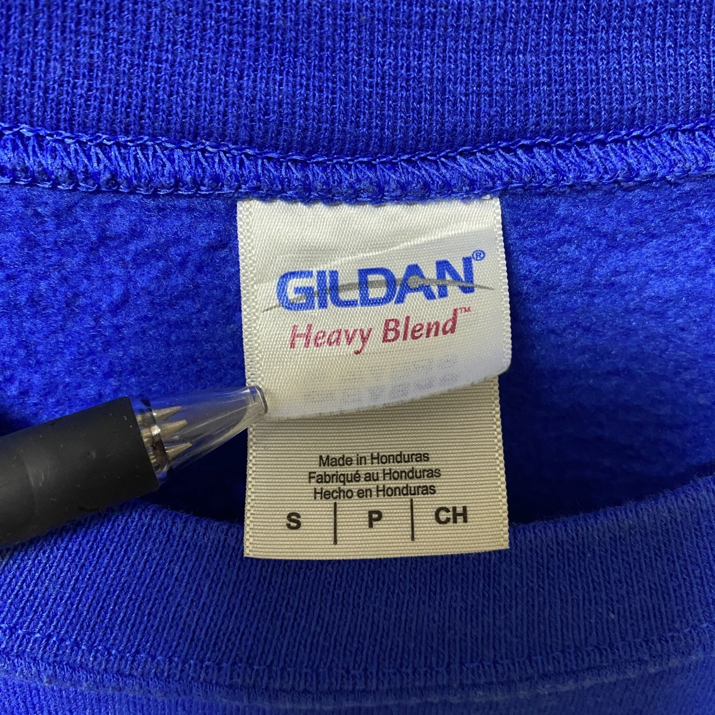 古着 used GILDAN ギルダン 長袖プリントスウェット トレーナー フットボール カレッジ クルーネック 秋冬服 Sサイズ