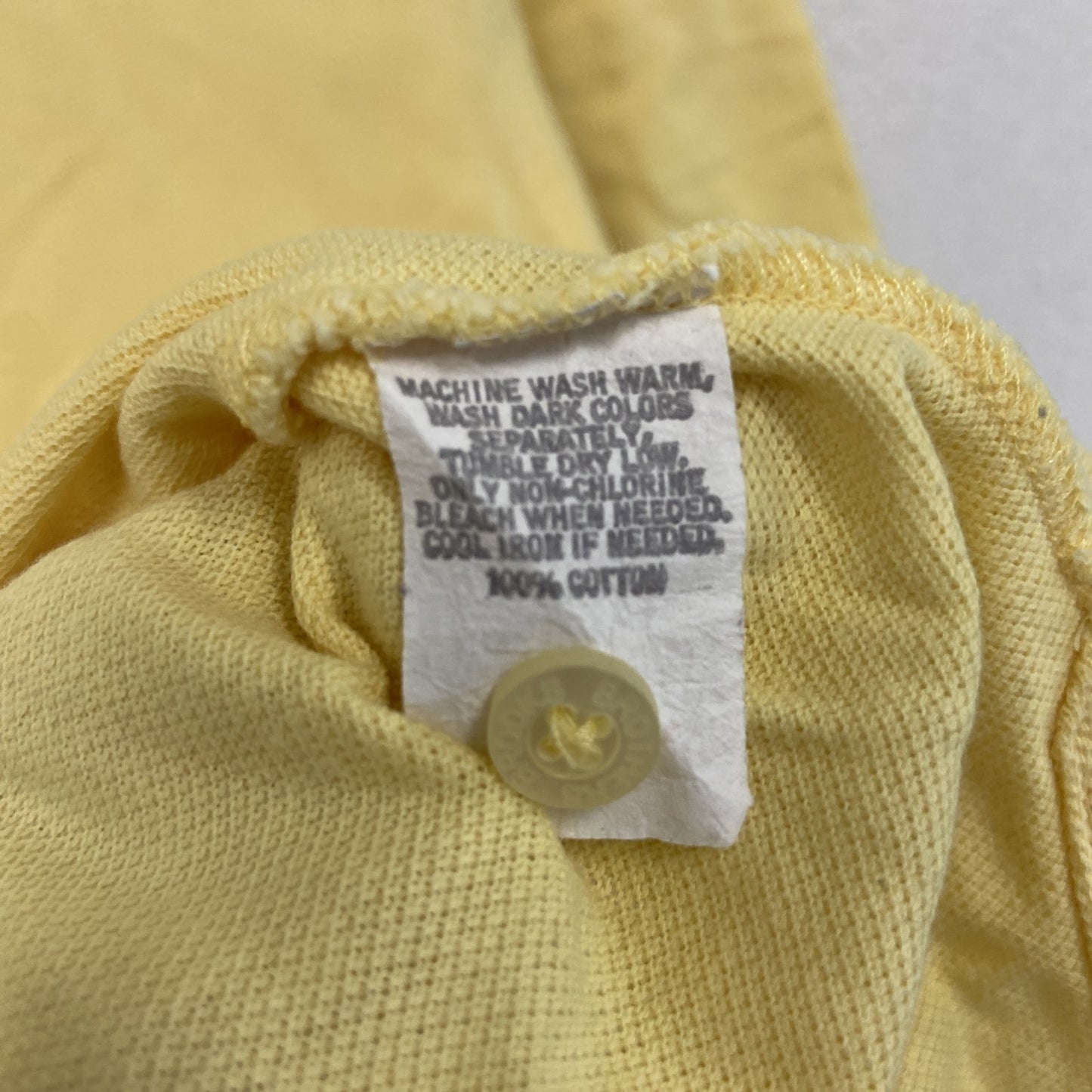 Brooks Brothers ブルックスブラザーズ 半袖ポロシャツ 黄色 パステルイエロー Mサイズ