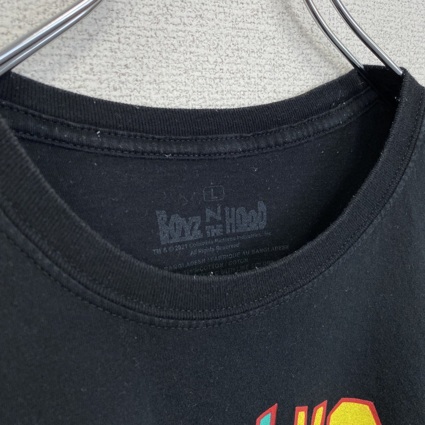 古着 used Boys In The Hood ボーイズンザフッド 半袖プリントTシャツ ブラック 黒 ヒップホップ Lサイズ