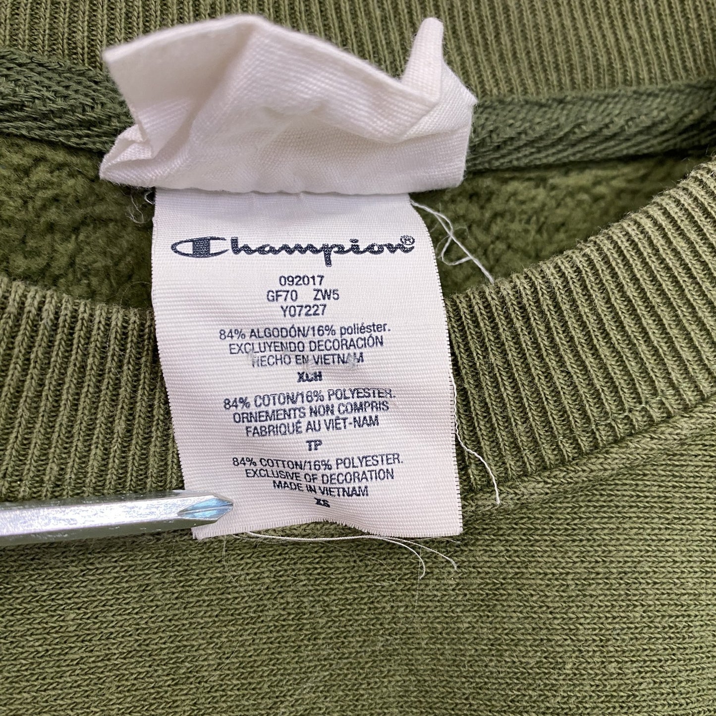 Champion チャンピオン リバースウィーブ スウェット/トレーナー 深緑 ディープグリーン XSサイズ