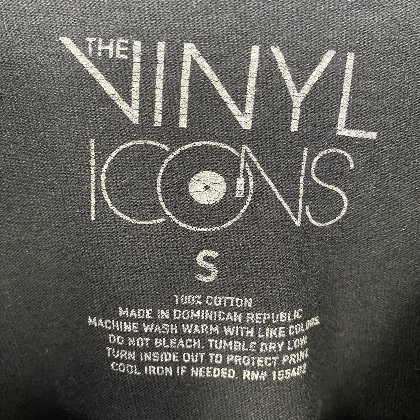 古着 used AC/DC 長袖プリントバンドTシャツ レトロデザイン クルーネック ロック 黒 ブラック Sサイズ