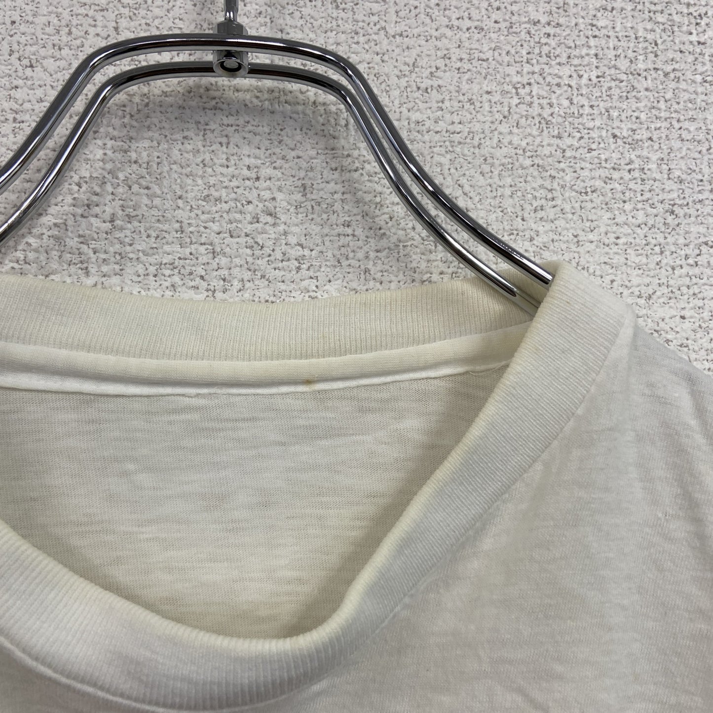 80s~ JUN SKY WALKER(S) ジュンスカイウォーカーズ 半袖Tシャツ バンT シングルステッチ 白 ホワイト