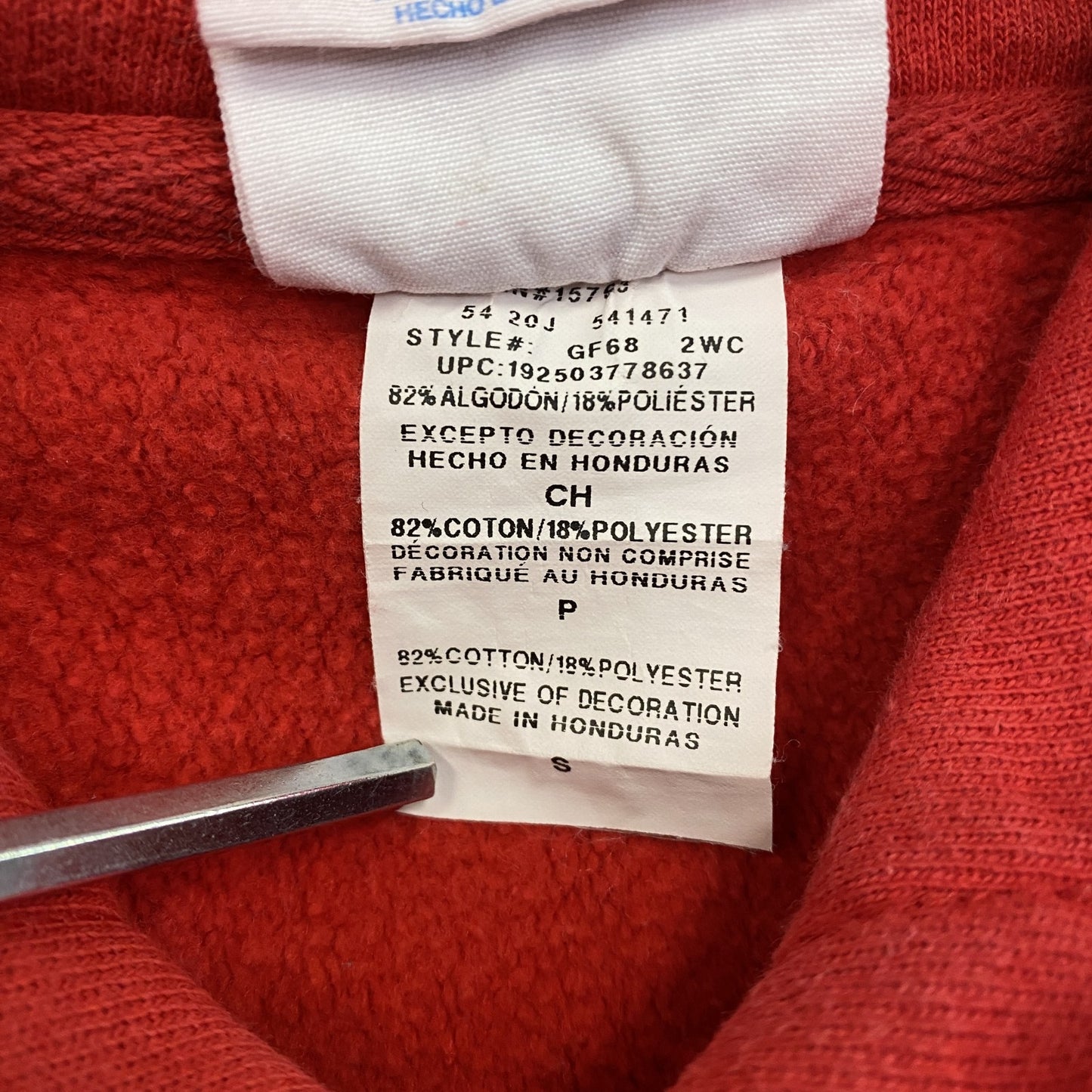 Champion チャンピオン リバースウィーブ スウェットパーカー/フーディー 赤 レッド Sサイズ