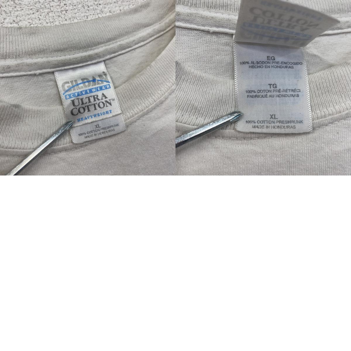 00s GILDAN ギルダン 半袖両面プリントTシャツ Weight Watchers 企業ロゴ 白 ホワイト XLサイズ