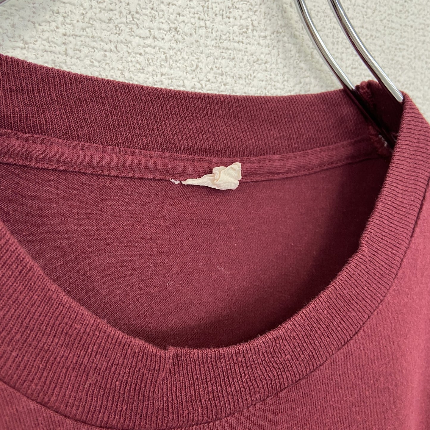 古着 used 半袖プリントTシャツ 90s 十字架 鳩 赤 レッド シングルステッチ 春夏服 レトロデザイン Lサイズ