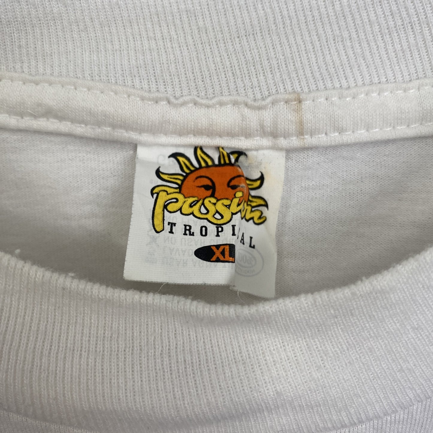 古着 used 半袖アニマルプリントTシャツ レトロデザイン クルーネック イルカ メキシコ 白 ホワイト XLサイズ