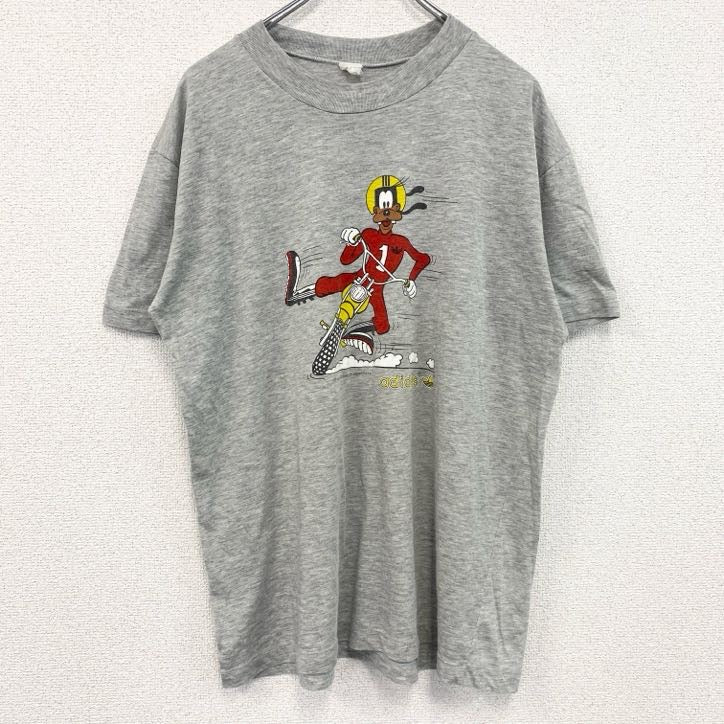 80s adidas アディダス グーフィー 半袖キャラクタープリントTシャツ