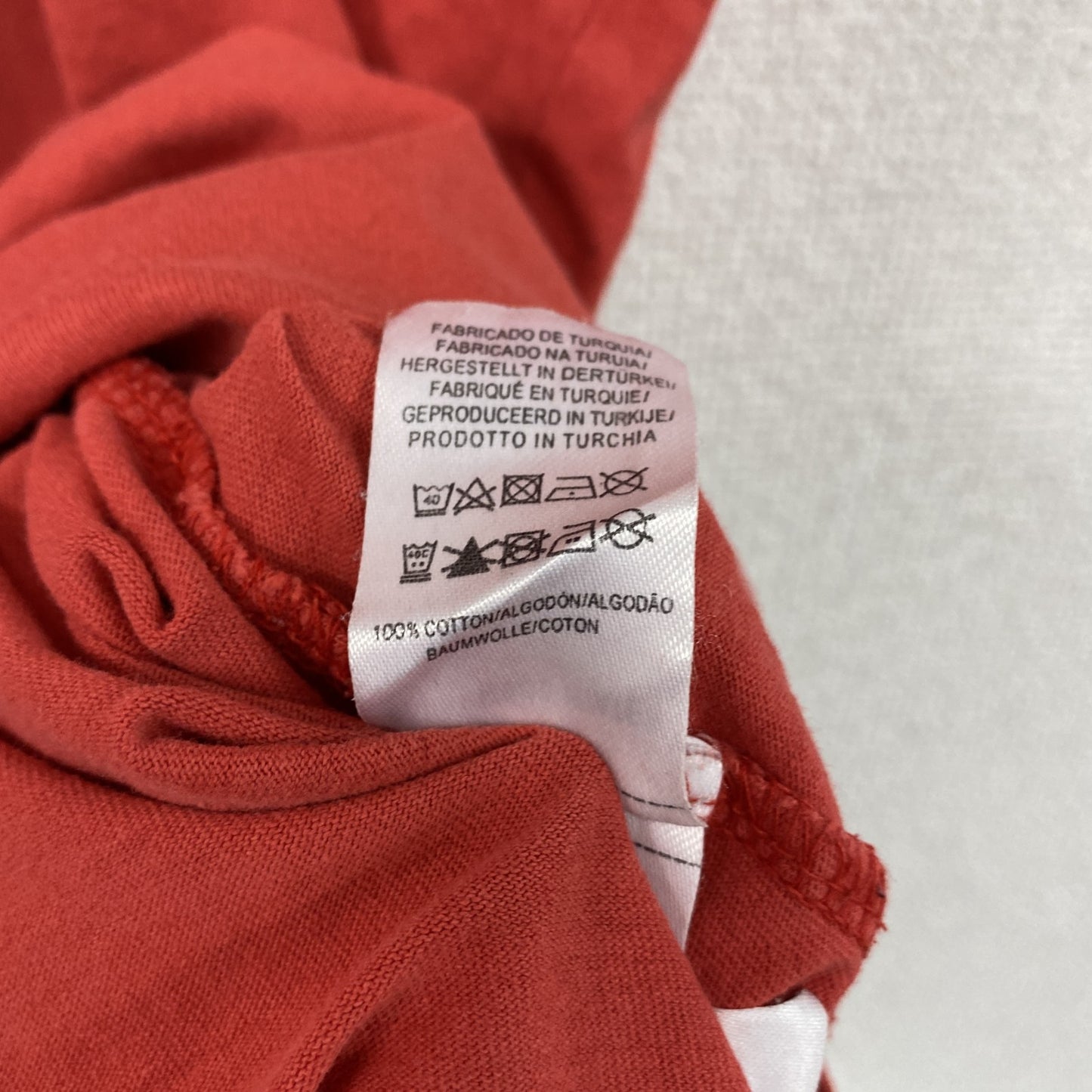 Coca-Cola コカ・コーラ 半袖プリントTシャツ 企業ロゴ 聖地 フェード 両面プリント 赤 レッド Mサイズ