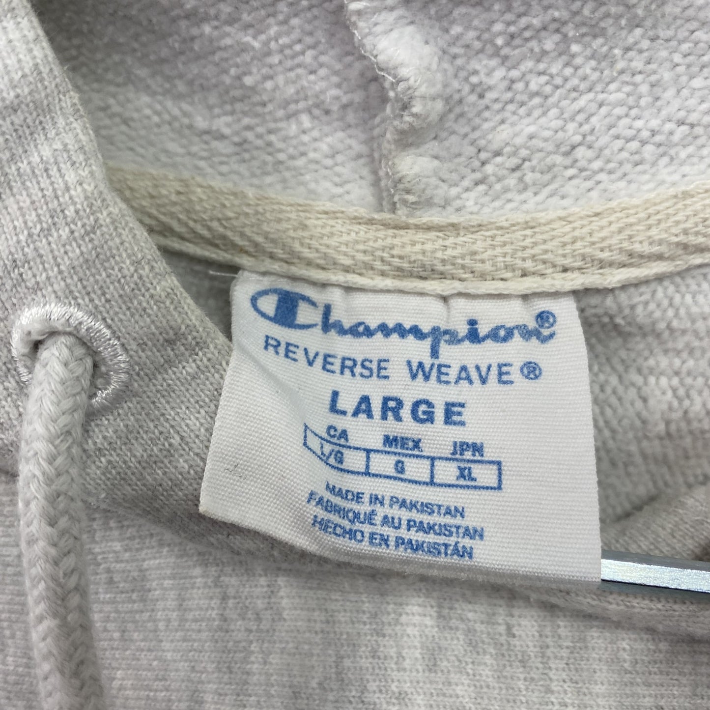 Champion チャンピオン リバースウィーブ スウェットパーカー/フーディー アーチプリント 霜降りグレー Lサイズ