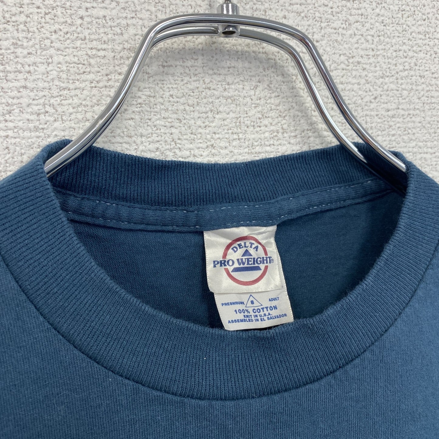 古着 used 半袖プリントTシャツ ニーナ・ハーゲン パンク レトロデザイン クルーネック ブルー 青 Sサイズ