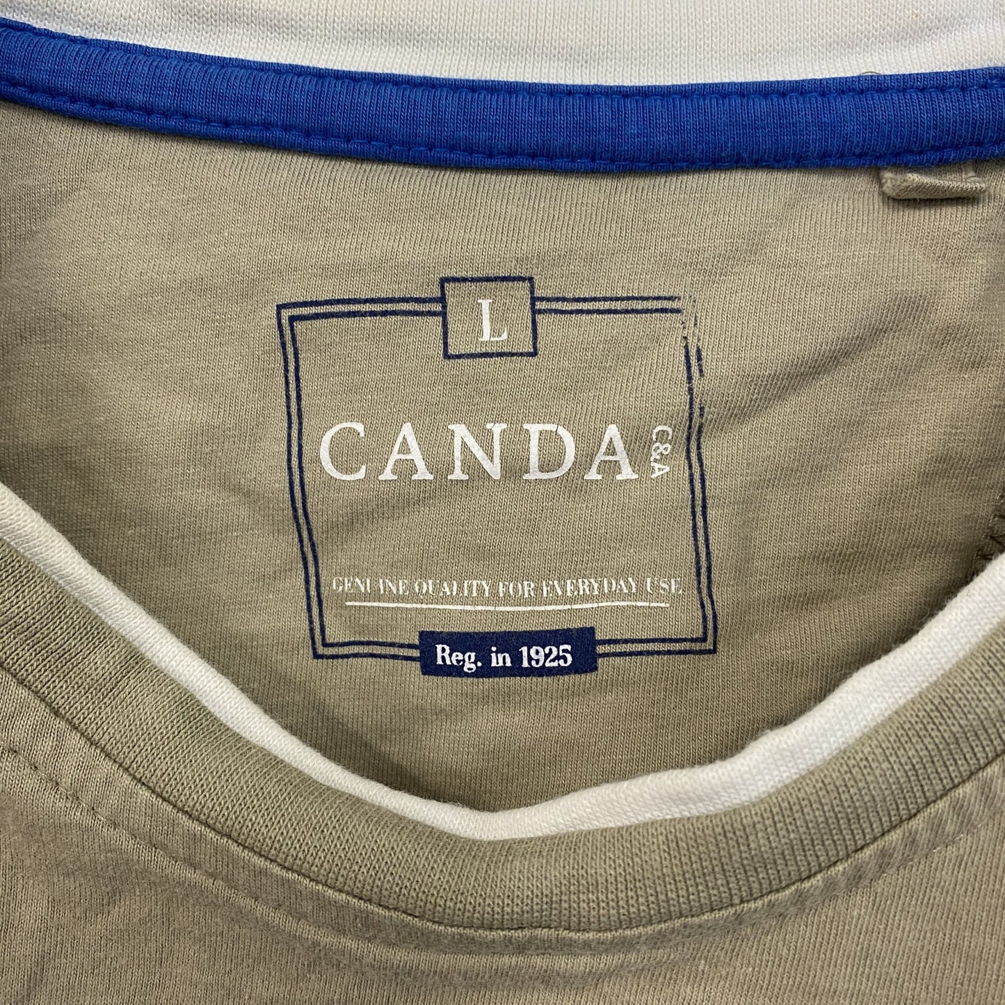 古着 used 半袖プリントTシャツ カヌー ボート ローイング ベージュ クルーネック レトロデザイン Lサイズ