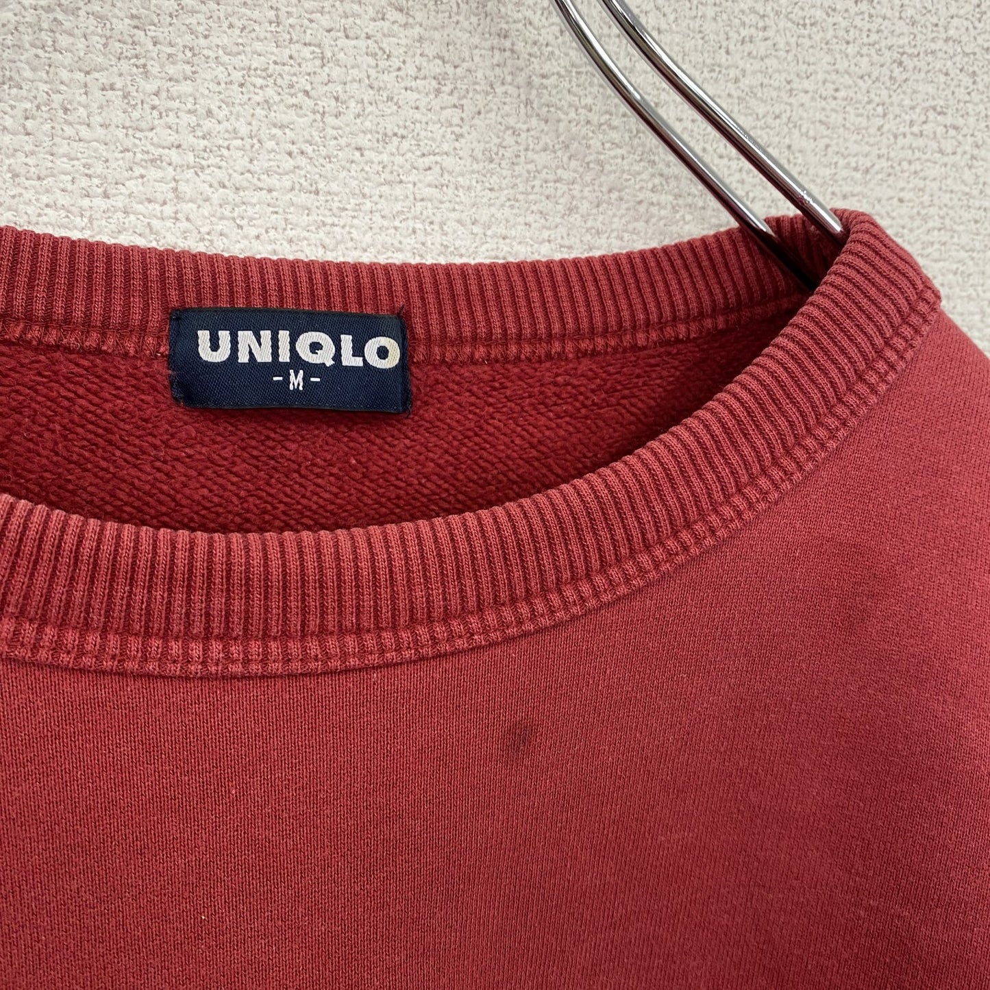 ~00s OLD UNIQLO オールドユニクロ スウェット/トレーナー フェード ヴィンテージ 赤 レッド Mサイズ