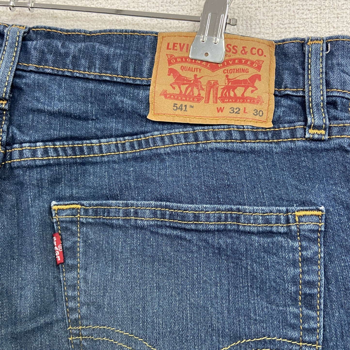 Levi’s リーバイス 541 デニムパンツ/ジーンズ ジップフライ 縦落ち インディゴ W32サイズ