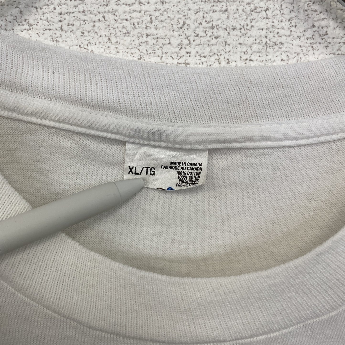 古着 used 90s ヴィンテージ 半袖プリントTシャツ 地球 アース 100%コットン 白 ホワイト XLサイズ