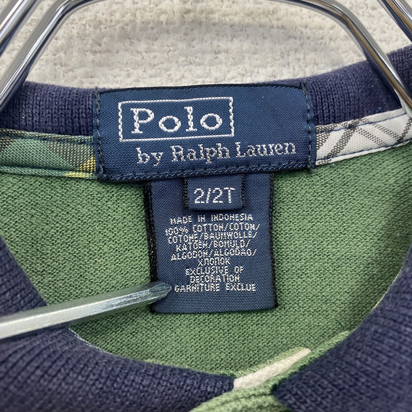 Polo By Ralph Lauren ラルフローレン 半袖ポロシャツ 刺繡ロゴ 緑 グリーン 2サイズ
