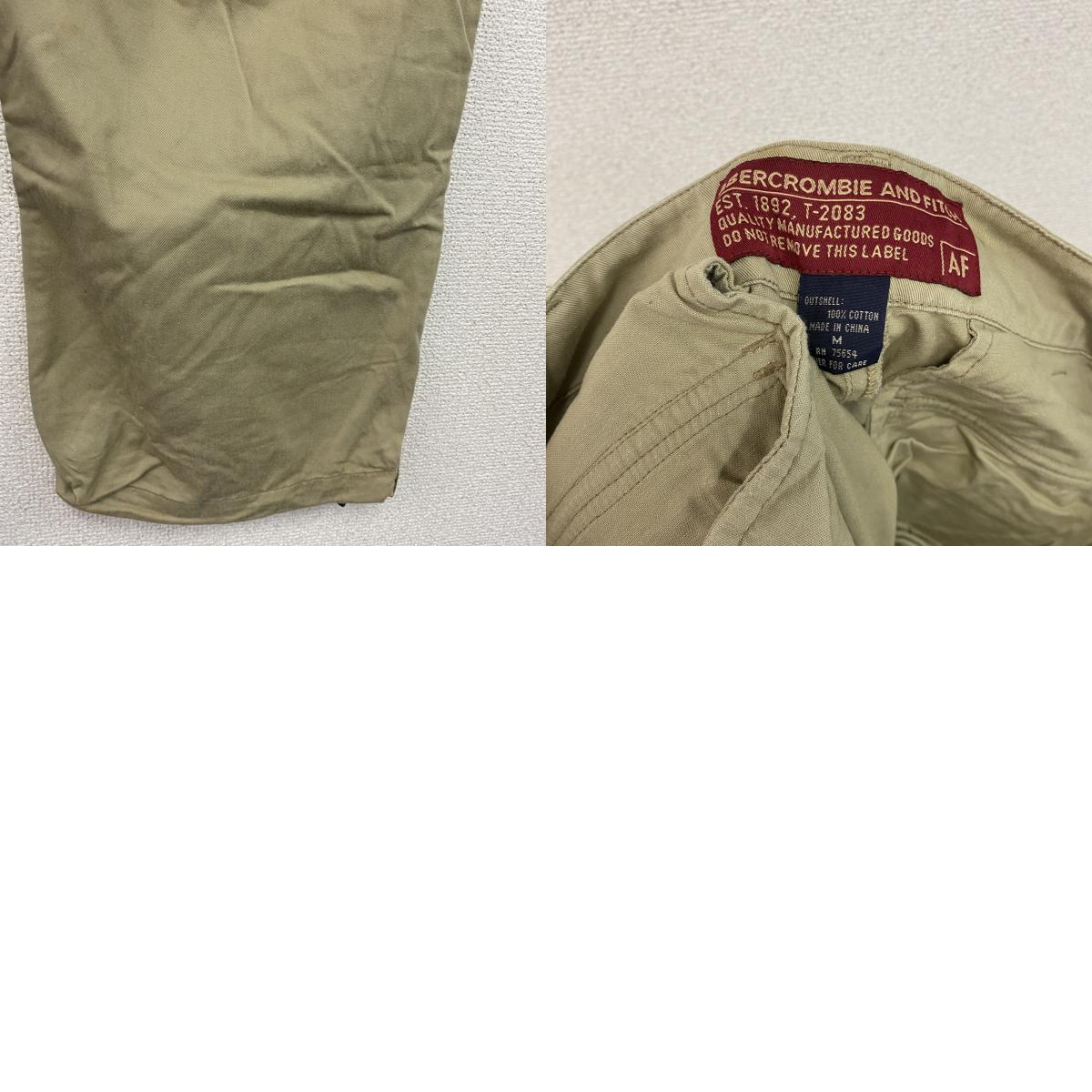 Abercrombie&Fitch アバクロンビー&フィッッチ カーゴパンツ ベージュ Mサイズ