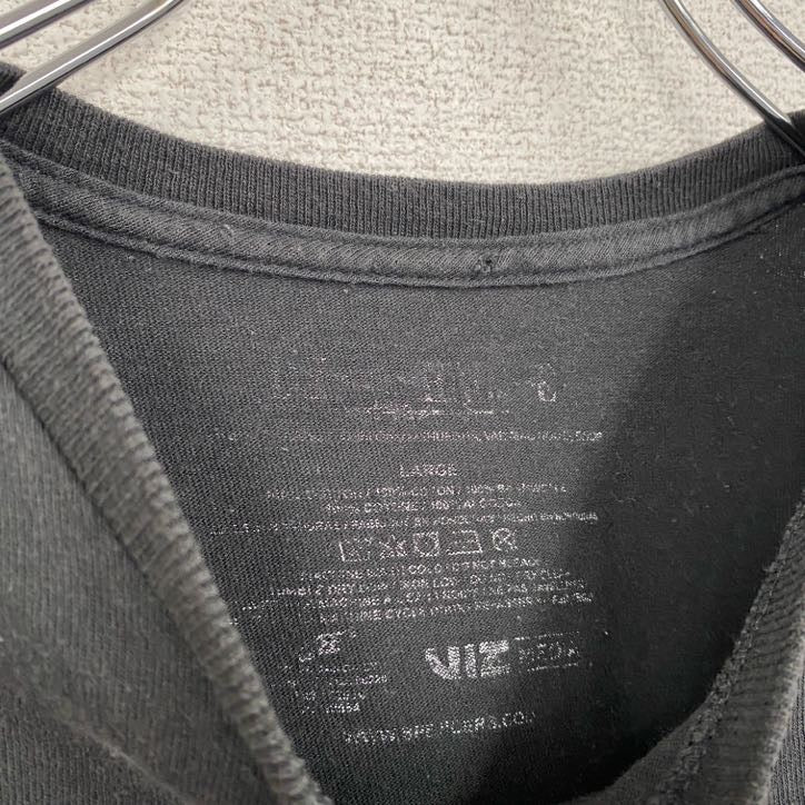 古着 used デスノート DEATH NOTE 半袖アニメプリントTシャツ レトロ クルーネック 黒 ブラック Lサイズ