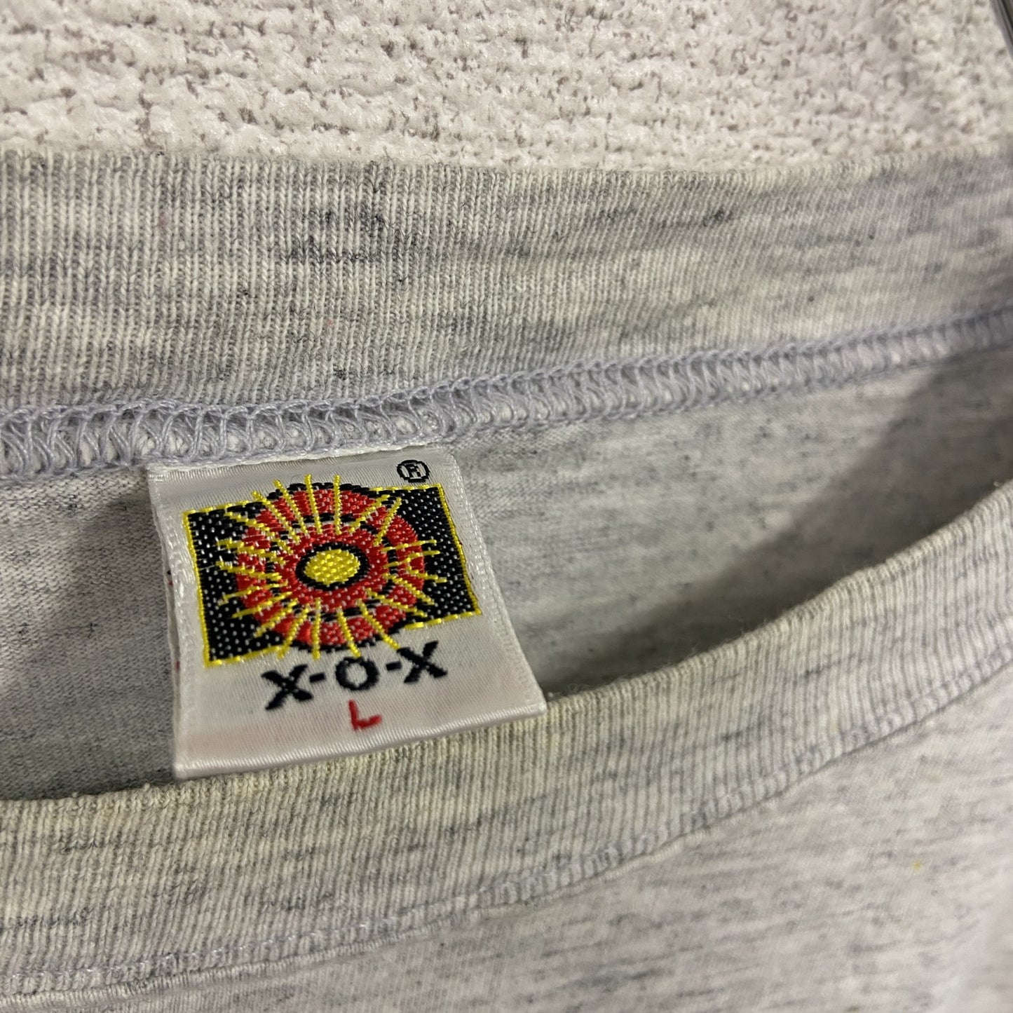X.O.X 半袖プリントTシャツ The Simpsons ザ・シンプソンズ 灰色 グレー Lサイズ