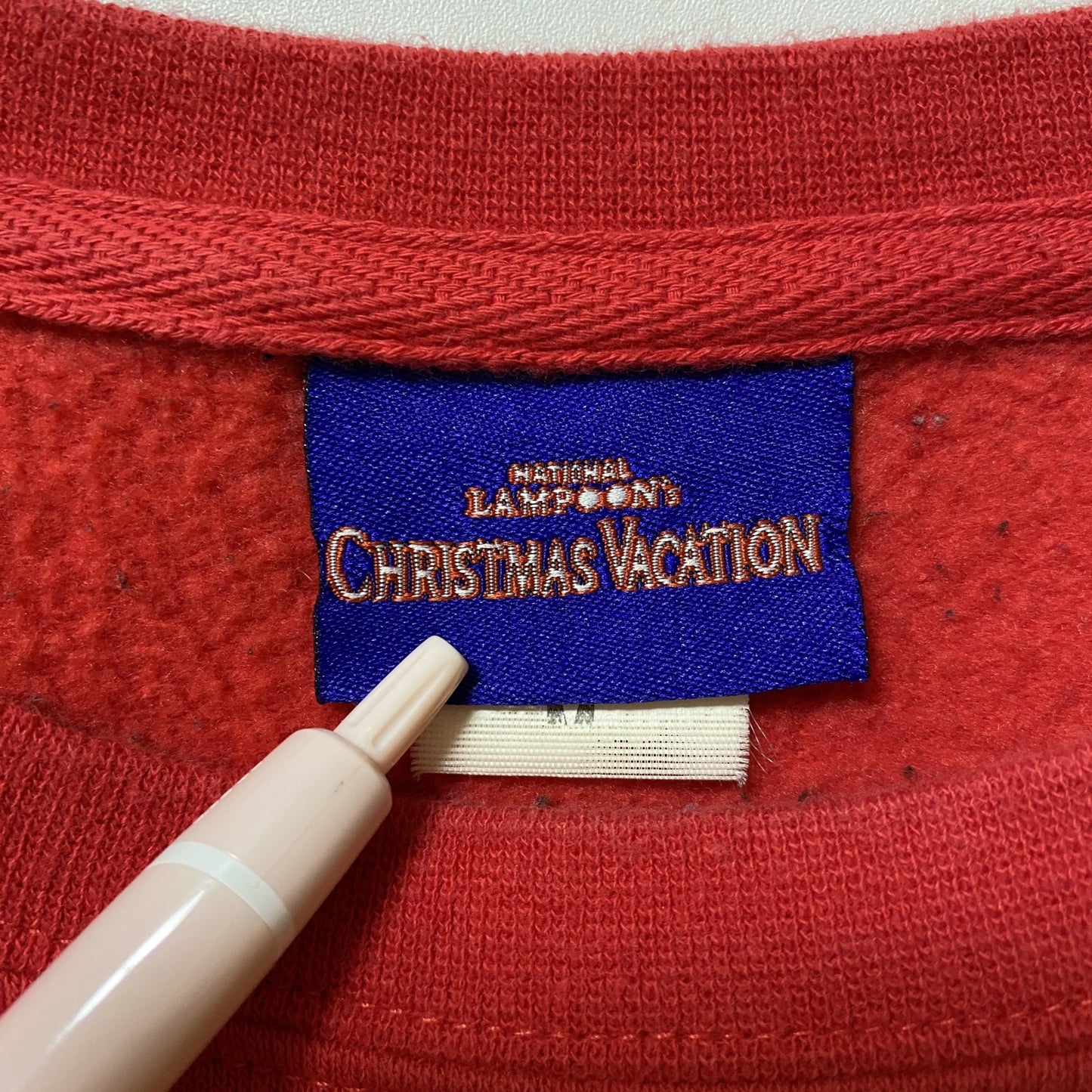 CHRISTMASVACATION ナショナル・ランプーン クリスマス・バケーション ムービースウェット/トレーナー レッド Mサイズ