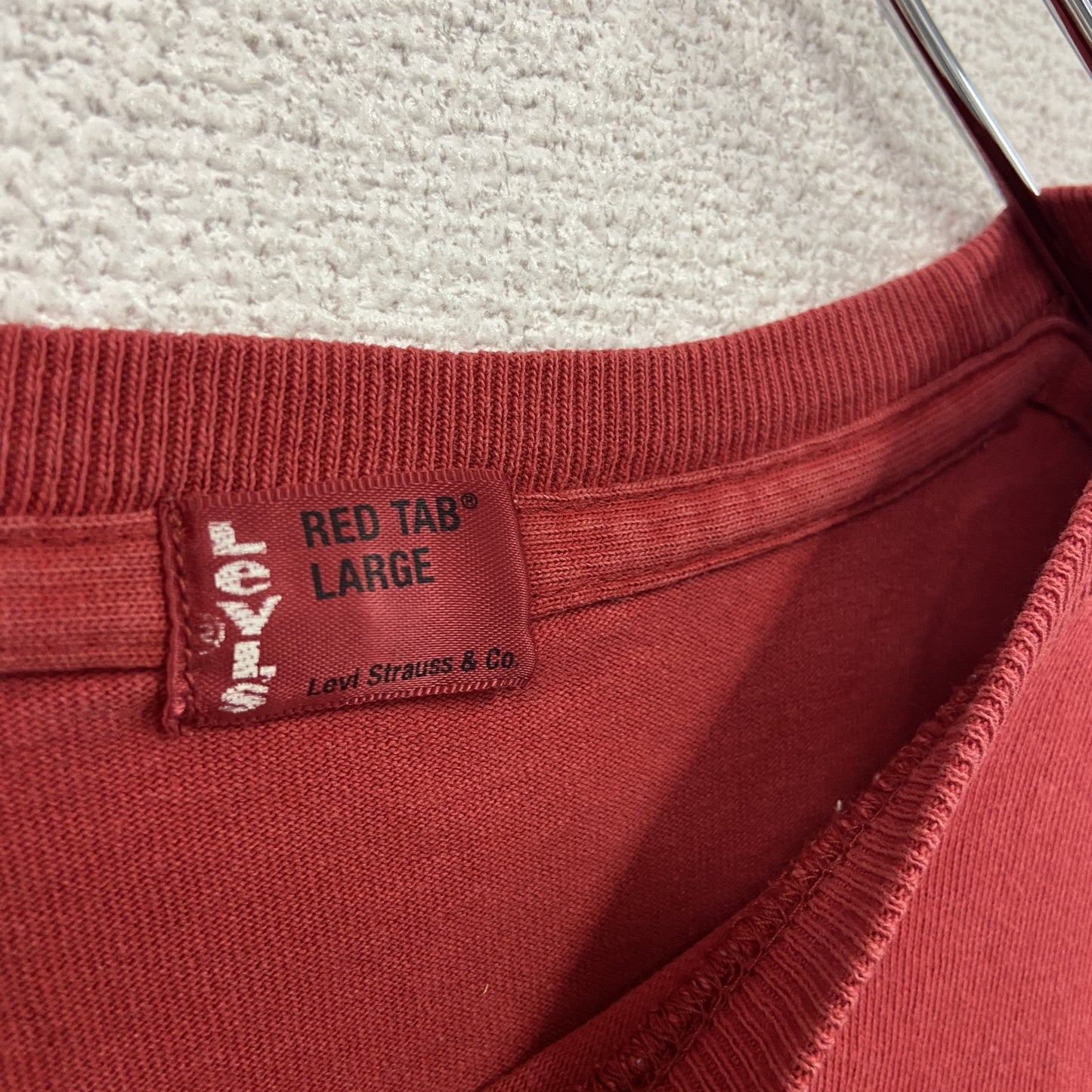 Levi's リーバイス 半袖プリントTシャツ 赤 レッド Lサイズ