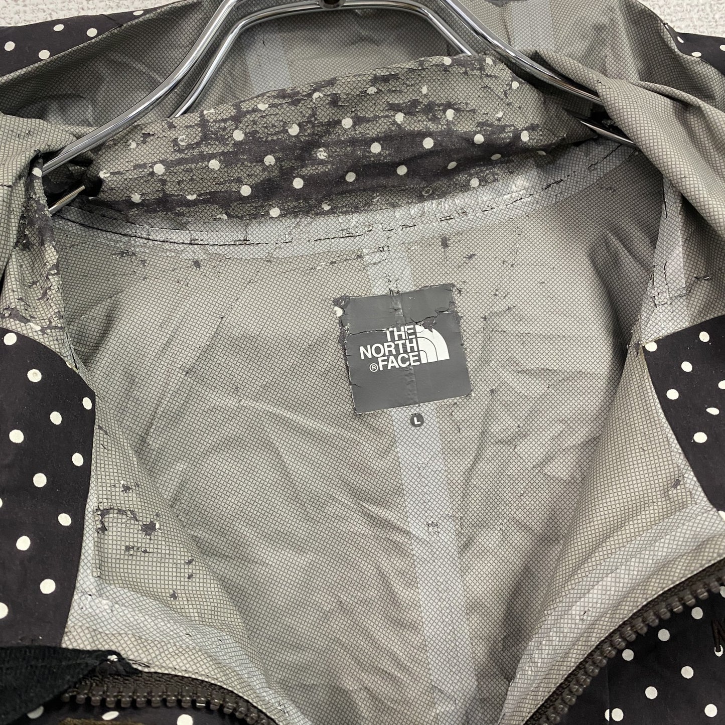 THE NORTH FACE ザ・ノースフェイス ドットショット フルジップジャケットパーカー 茶色 ブラウン Lサイズ