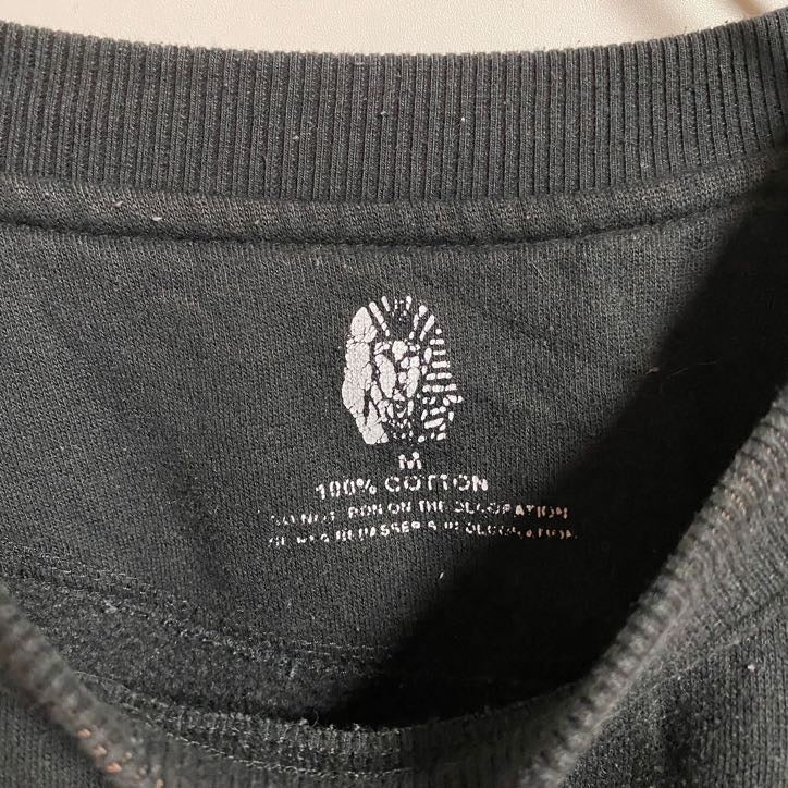 古着 used GILDAN ギルダン LAST KINGS 長袖プリントスウェット トレーナー 黒 ブラック 秋冬服 Lサイズ